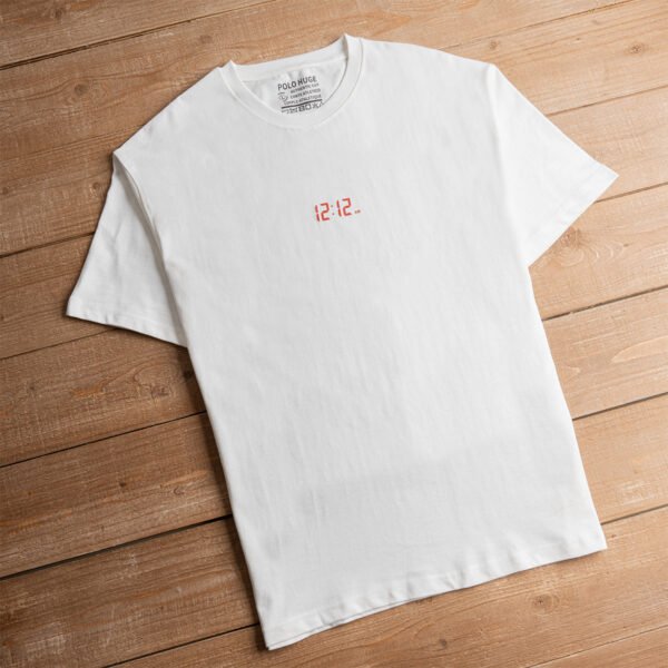 تيشيرت بوليفار أبيض أوفرسايز