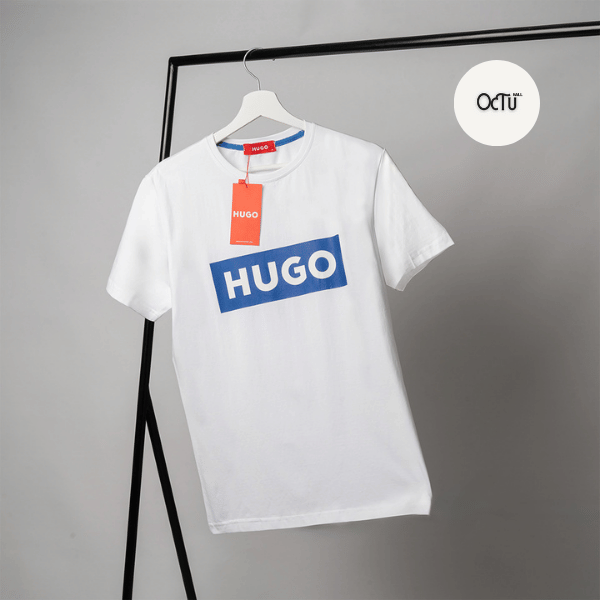 تيشرت هوجو رجالي هاي كوبي لوجو أزرق