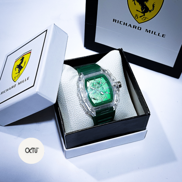 ساعة ريتشارد ميل اخضر ساعة ريتشارد ميل اخضر