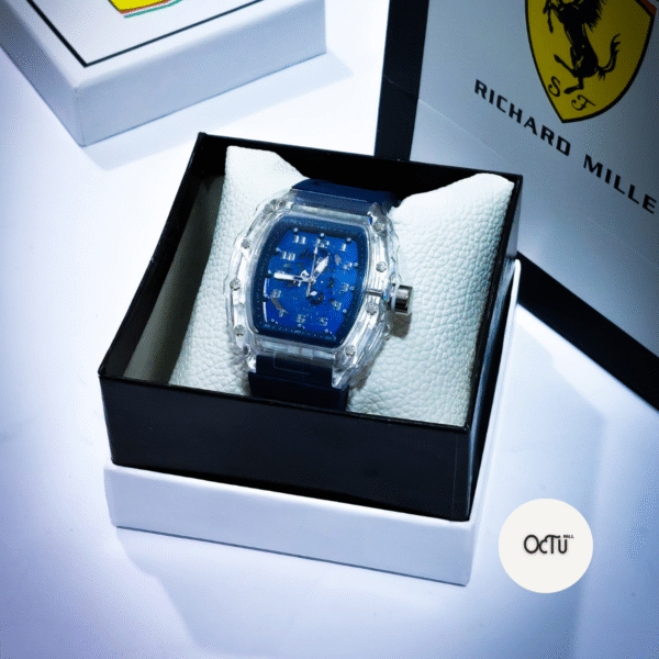 ساعة ريتشارد ميل لون أزرق ساعة ريتشارد ميل لون أزرق