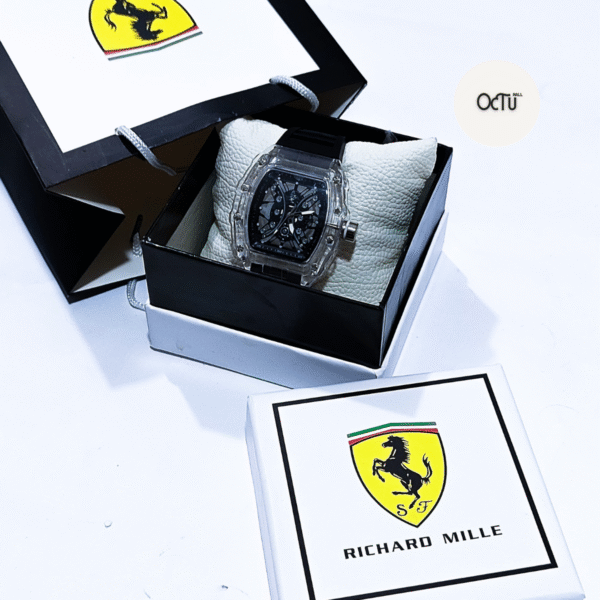 ساعة ريتشارد ميل لون إسود ساعة ريتشارد ميل لون إسود