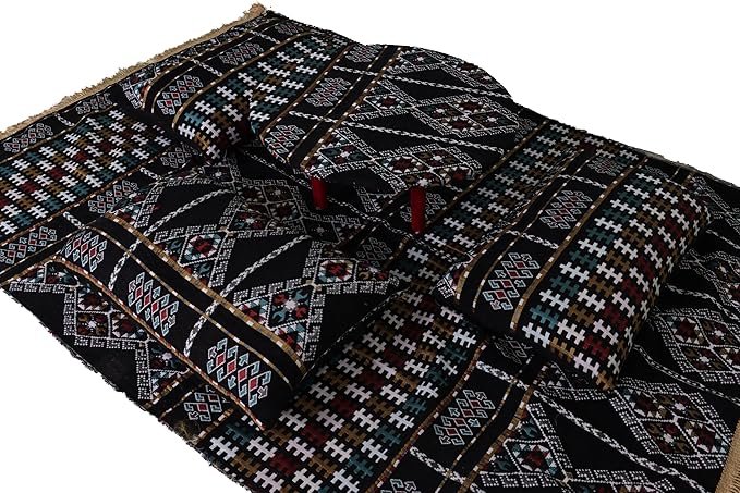 قعدة عربي لون أسمر بدون ظهر