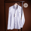 قميص لاكوست قطن أكسفورد رجالي أبيض قميص لاكوست قطن أكسفورد رجالي أبيض