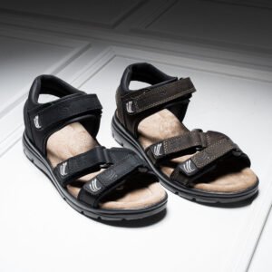 Mens Medical Leather Sandal