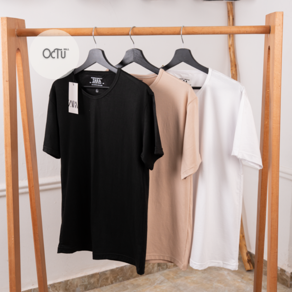 تيشيرت زارا نص كم