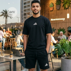 طقم أديداس إسود