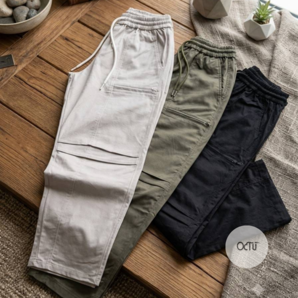Imported Gabardine Baggy Pants