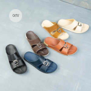 Mens Medical Leather Slipper