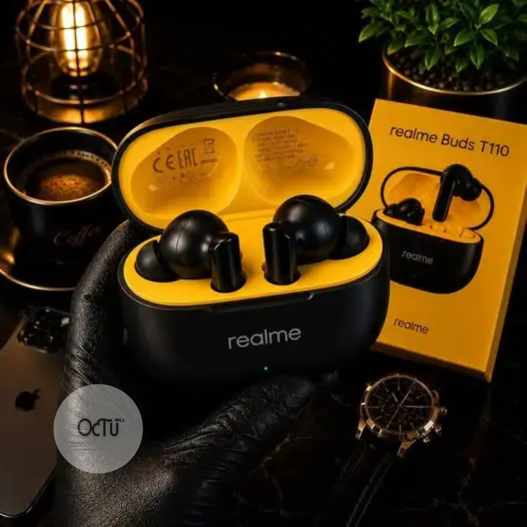 Realme Buds T110 Black Yellow Realme Buds T110 Black Yellow