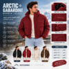 Arctic Gabardine Bomber Jacket