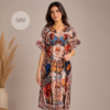 Womens Abaya Floral Print